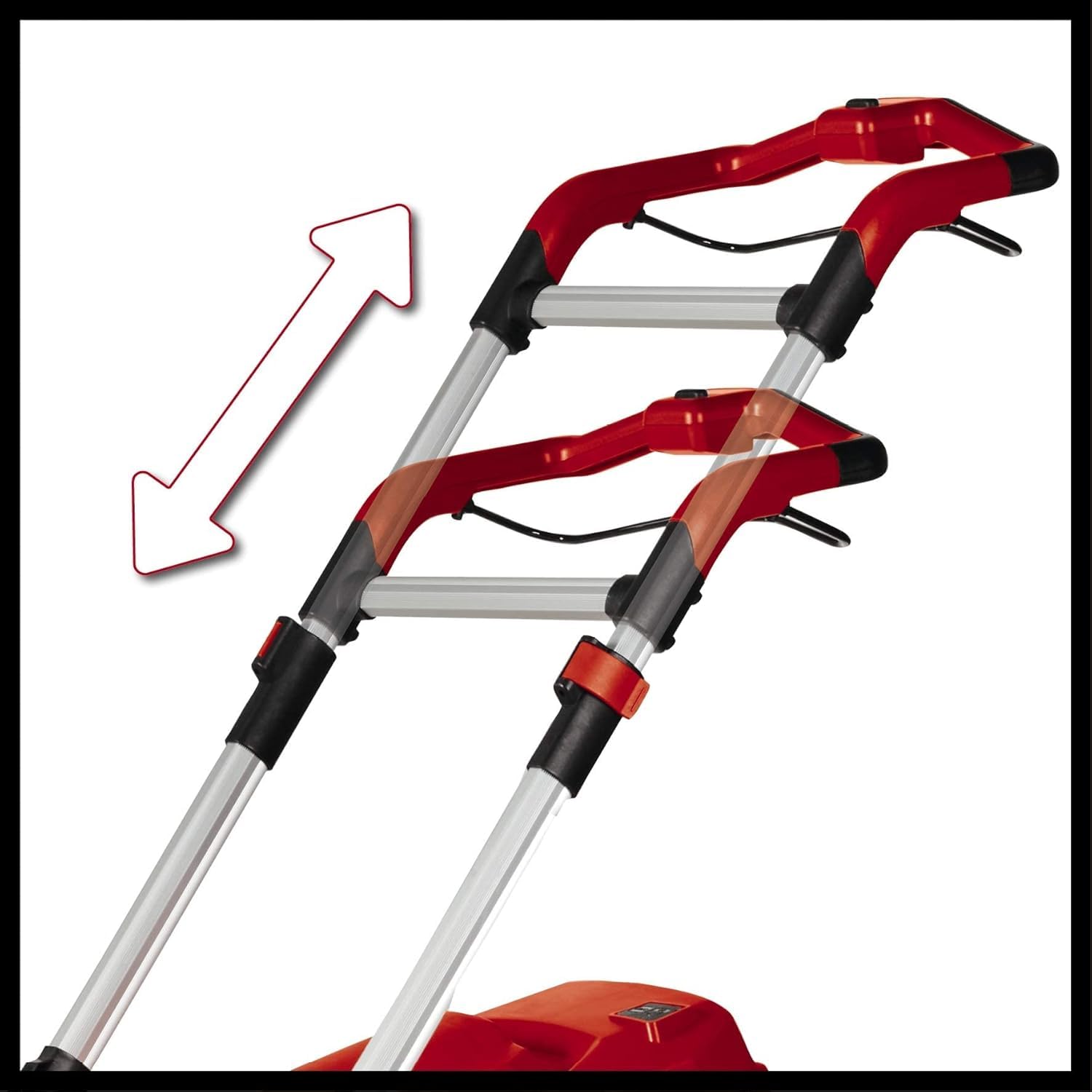 Tondeuse à Gazon sans Fil RASARRO 36/42 Kit PXC Einhell (36 V, Largeur de Coupe 42 cm, Jusqu’à 550 m², Moteur sans Charbon, Fonction Mulching, bac collecteur 50 L, avec 2 Batteries 4,0 Ah + Chargeur)