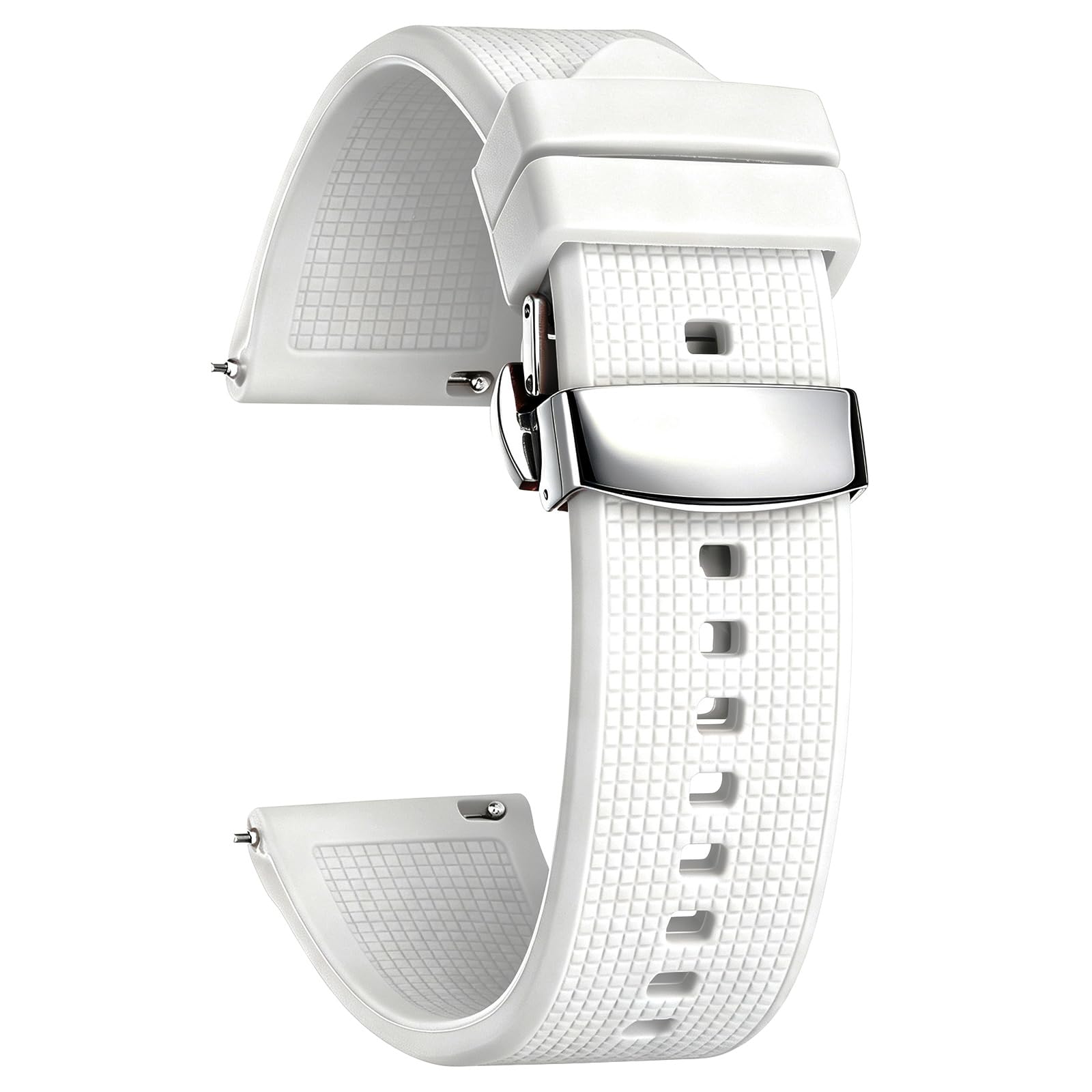 BINLUN Silikon Uhrenarmbänder Schnellverschluss Gummi Uhrena