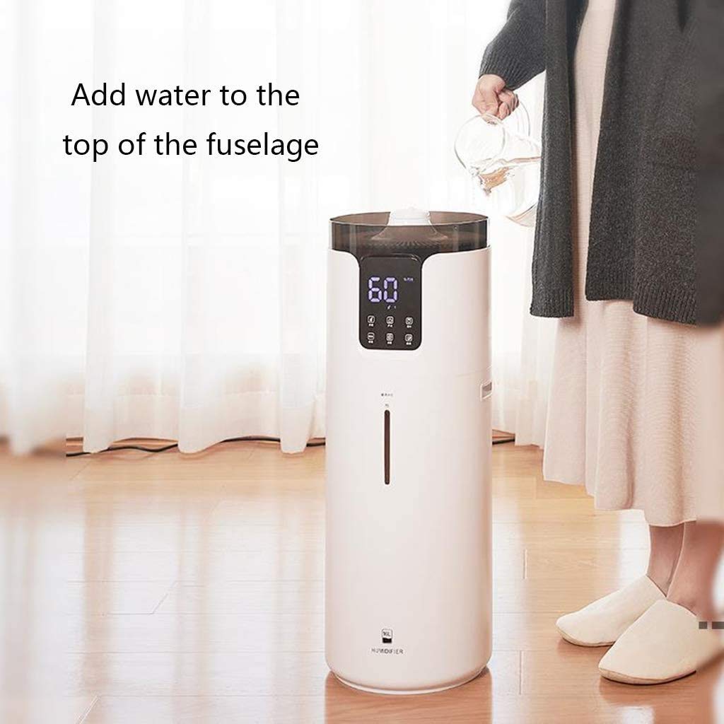 Nawilżacz powietrza Cool Mist, ultradźwiękowe nawilżacze powietrza do sypialni i domu dla dzieci, 16-litrowy duży nawilżacz z górnym napełnianiem i wyświe(