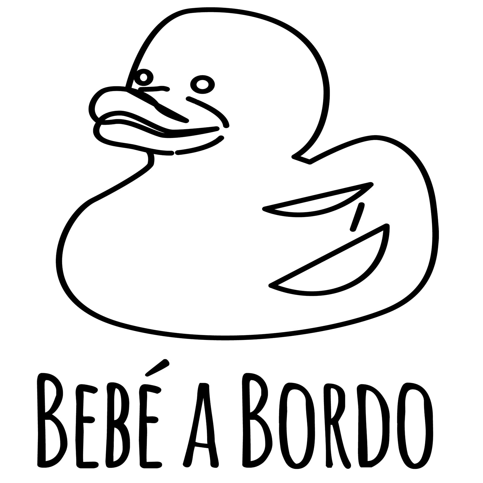 Pegatina Bebé a Bordo. Adhesivo vinilo para coche o moto. Sticker (Baby On Board, Baby In Car) (41.Bebé niño triángulo) — view 28