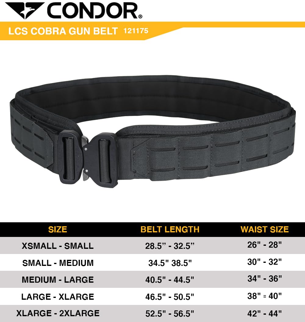 Condor LCS Cobra - Cinturón para pistola