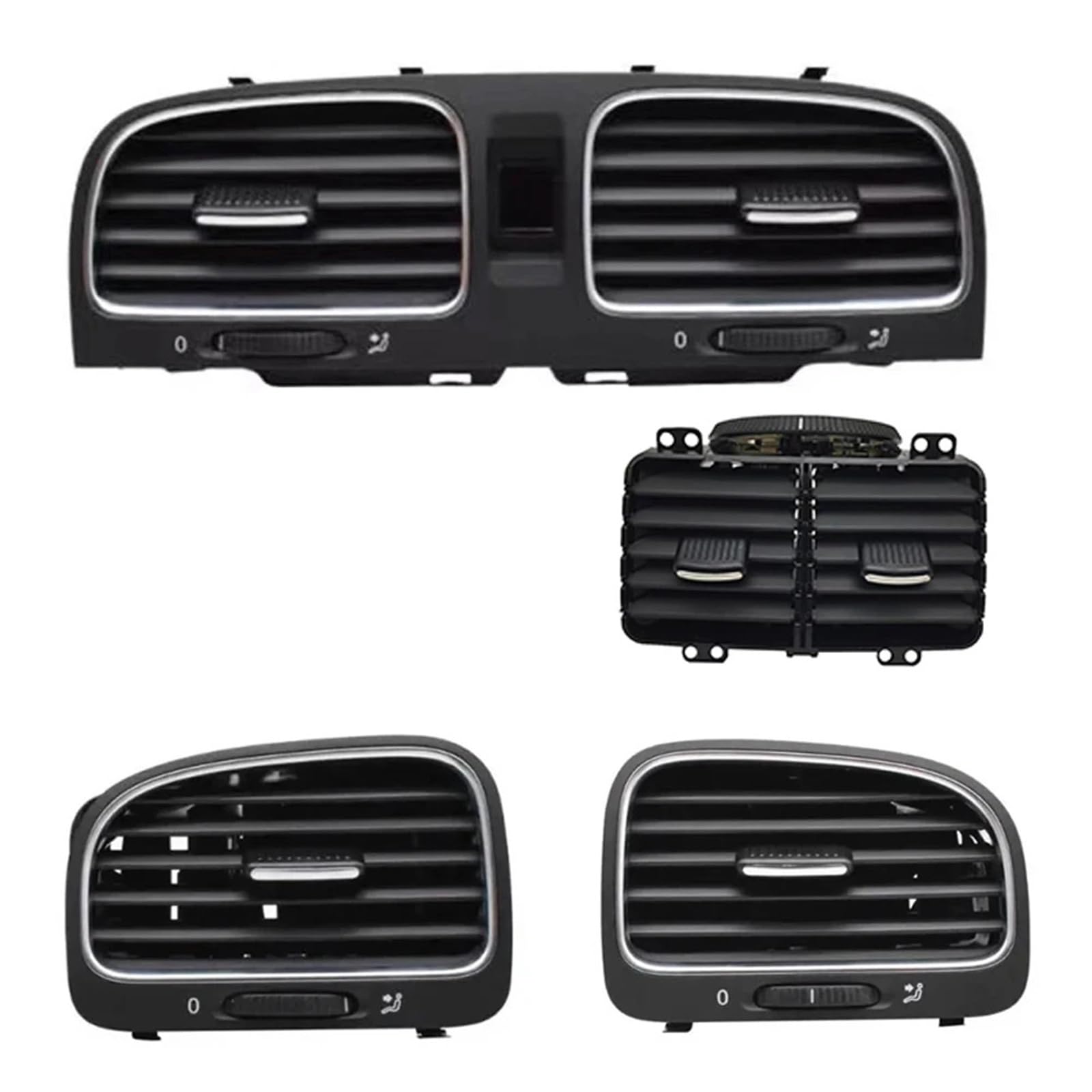 Aérateurs climatisation VW Golf 6 grille aération centrale 5K0819728