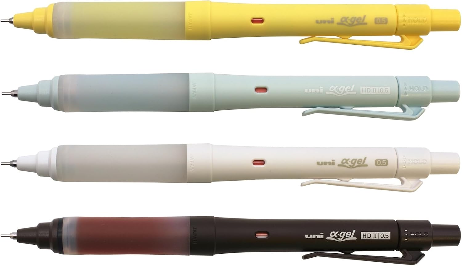 Mitsubishi Pencil Uni Alpha-Gel Switch Mechanical Pencil, 0.5 mm, Dual Mode (Kuru Toga Auto-Rotation/Hold), Limited Gummy Candy Series, Soda Blue (Firm Grip), M51009GG1P.RB