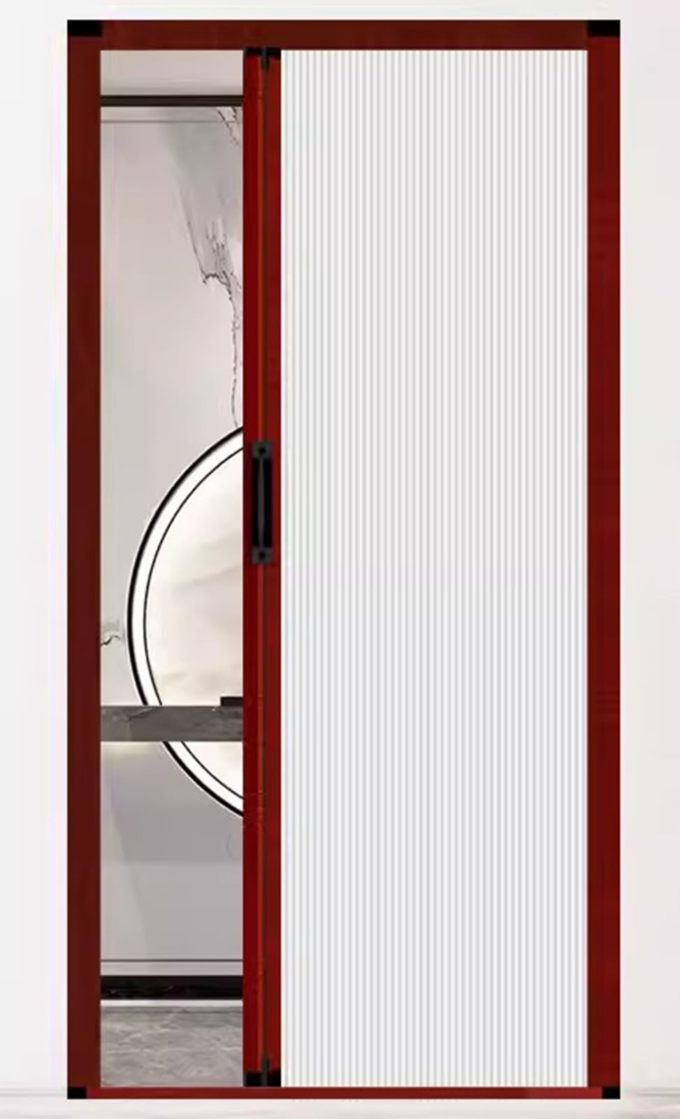 Porta A Soffietto ESTO 84x215 Cm - Scorrevole Per Interni, 4 Colori - Economy E Premium Quality - Foto 5