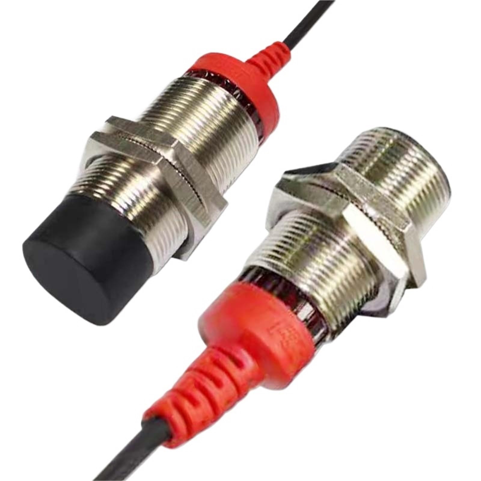 Indukcyjny przełącznik proximity czujnik M8, M12, M18, M30, PNP, bez wykrywania, odległość 1 do 15 mm, 6-36 VDC, z kablem 2 m (M12 4 mm PNP NO)