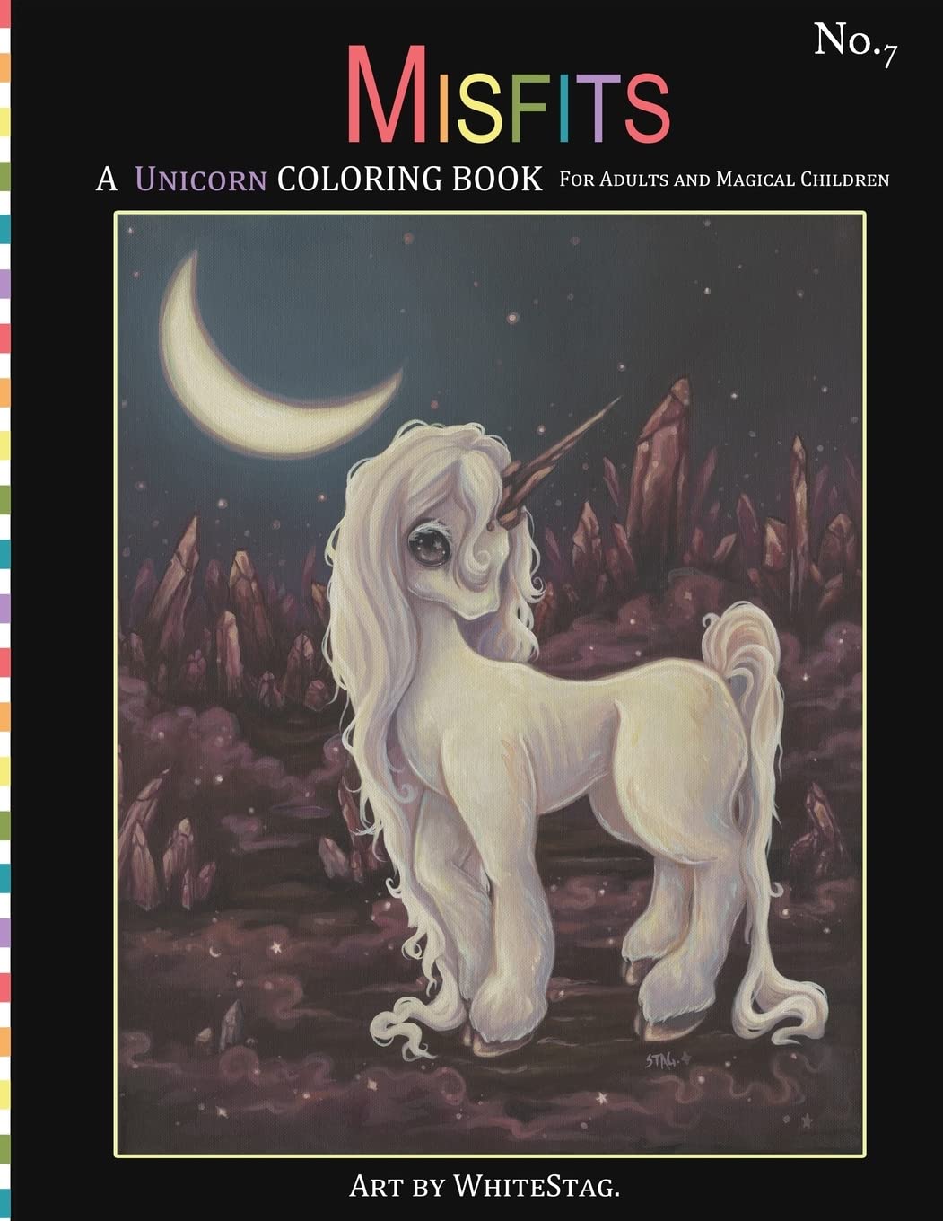 Misfits A Unicorn Coloring Book for Adults and Magical Children ...
