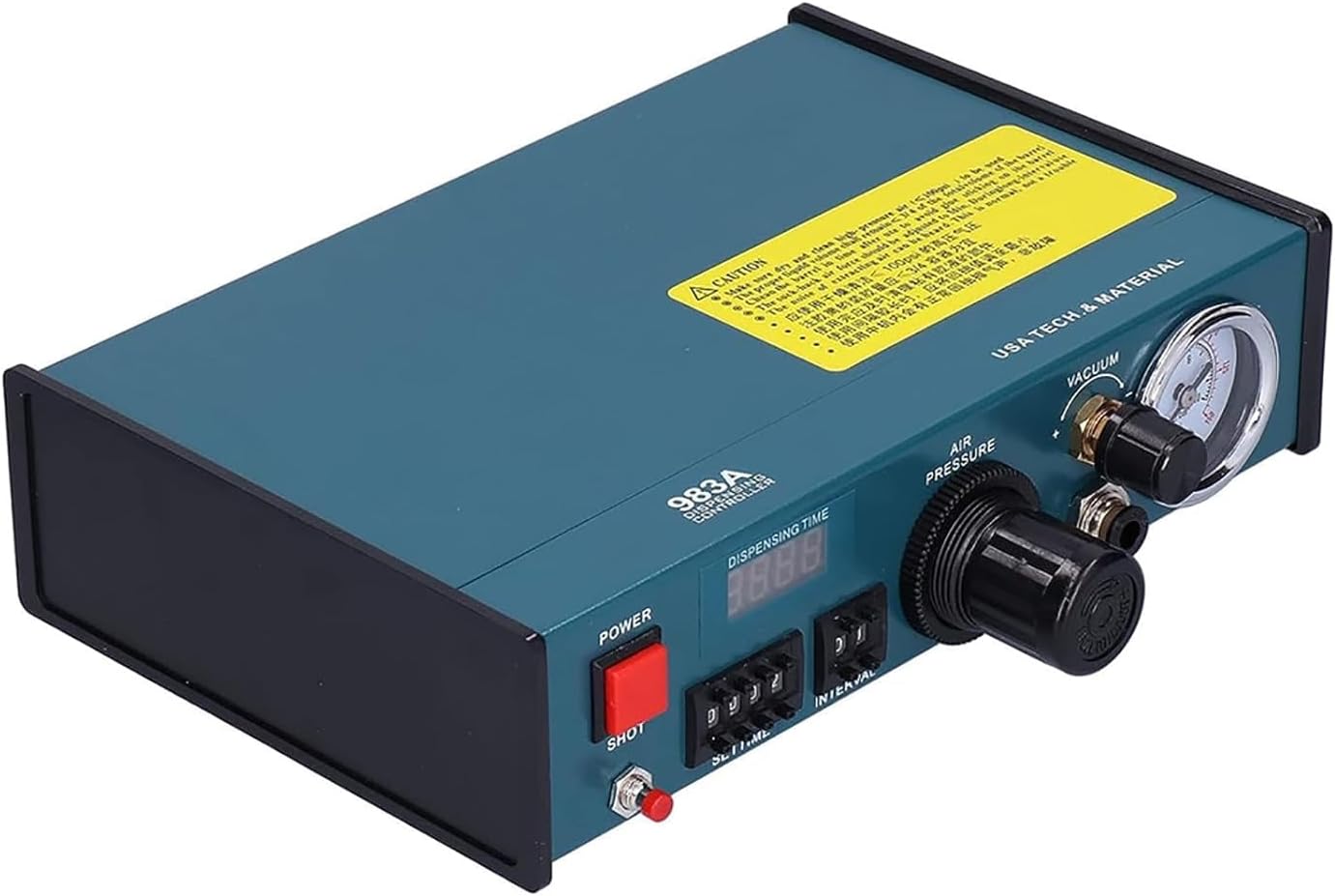Automatic Glue Dispenser Machine,Digital Display Liquid Adhesive Dispenser,Timing Function,±0.4% Repeatability,for Component