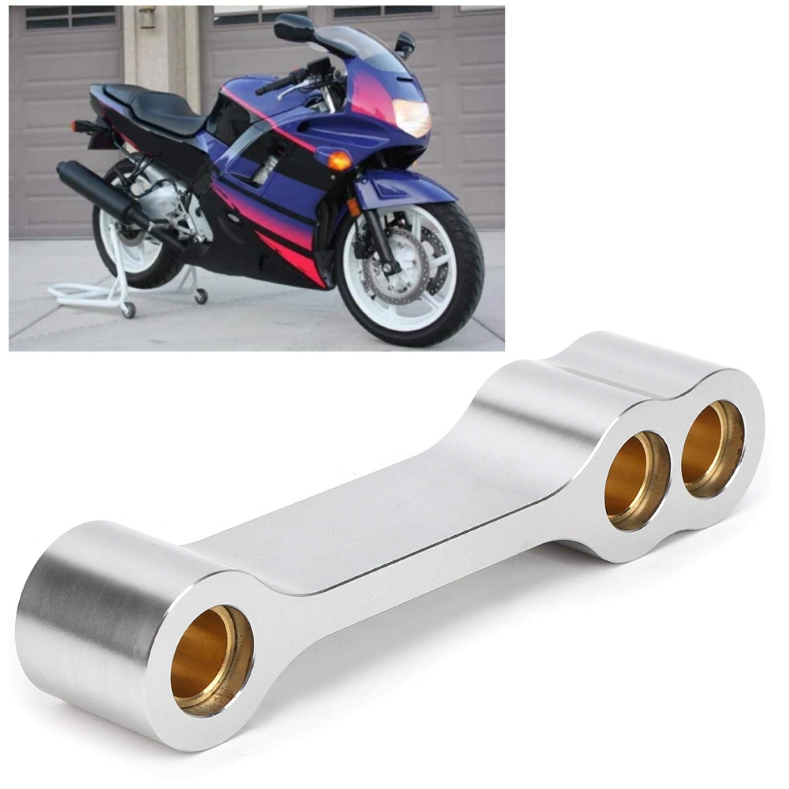 Eslabón de bajada CNC, eslabón de bajada de motocicleta, ajuste plateado para CBR 600 F2 F3 F4i 900919929954 1100 RR