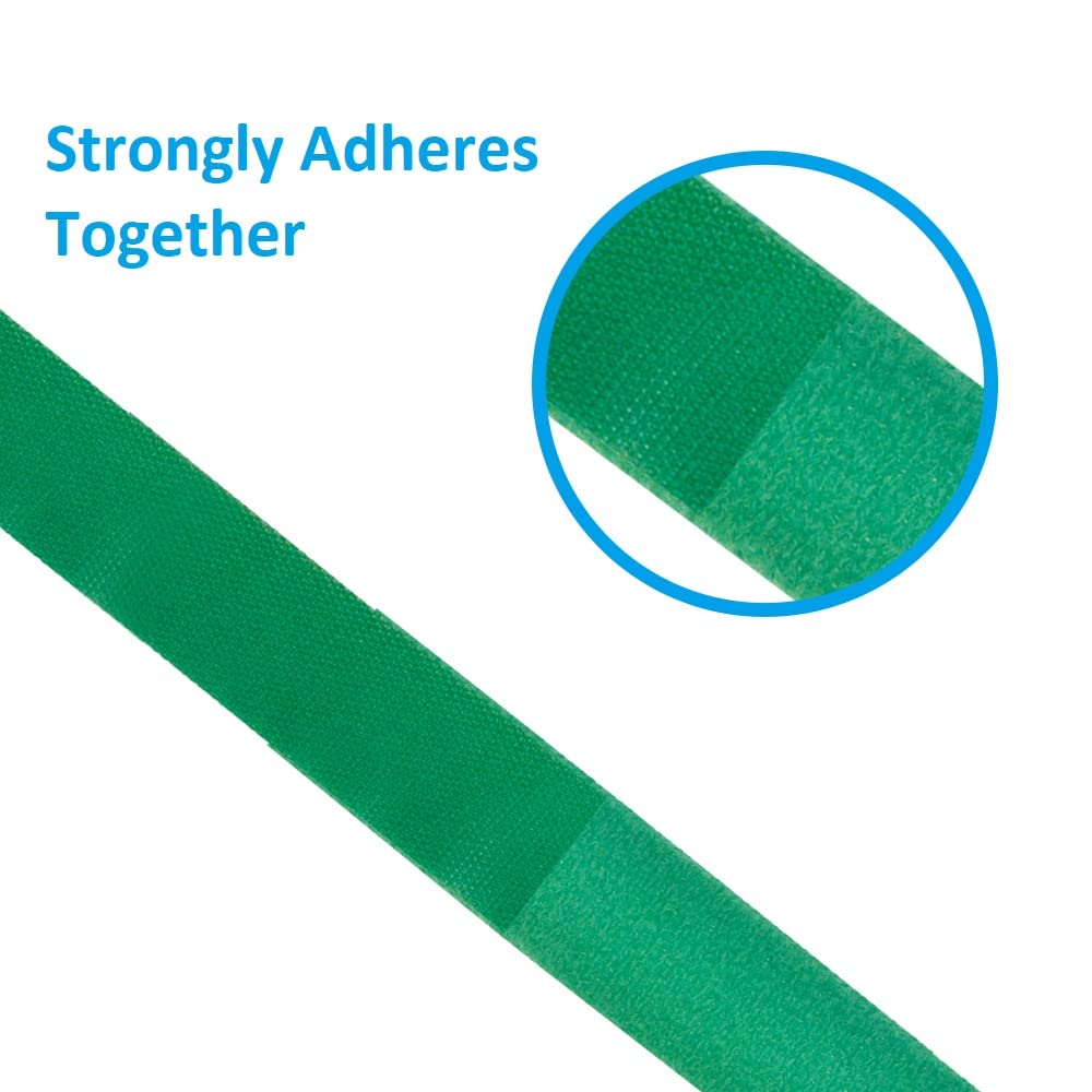 Rollo de cinta de cierre de de 0.8 pulgadas de ancho (verde)