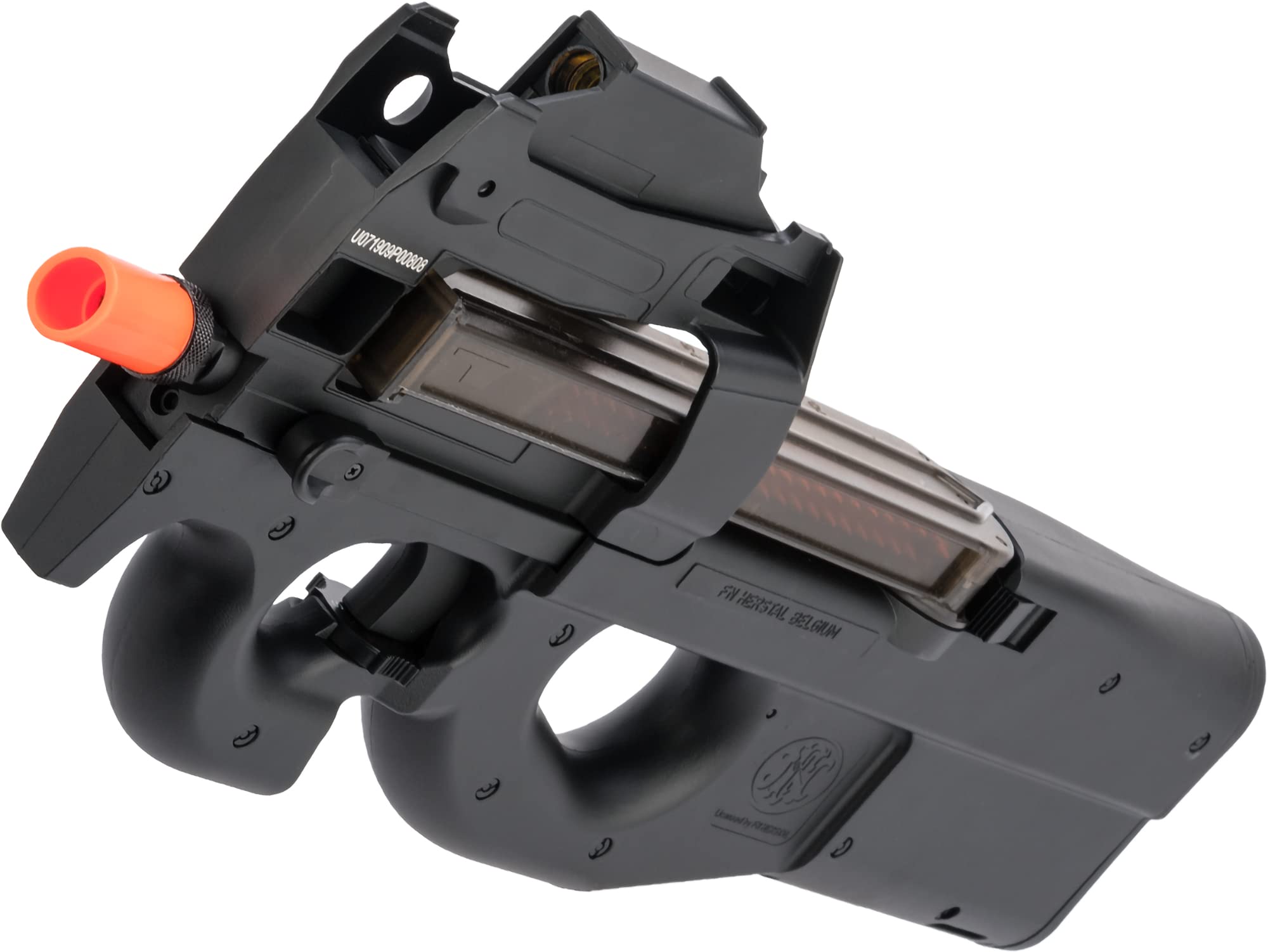 Evike Airsoft - FN Herstal Licensed P90 Full Size Metal Gearbox Airsoft AEG w/Built-in Red Dot