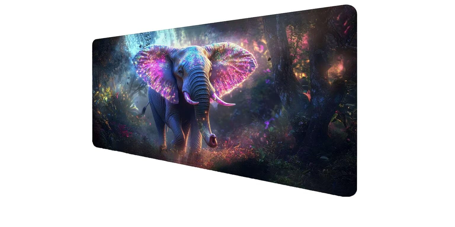 Tapis souris XXL de précision avec base en caoutchouc imperméable - 8
