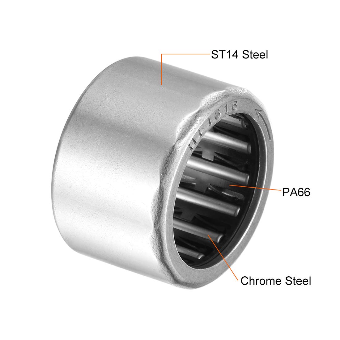 uxcell Needle Roller Bearings 3mm Bore 6.5mm OD 6mm Width