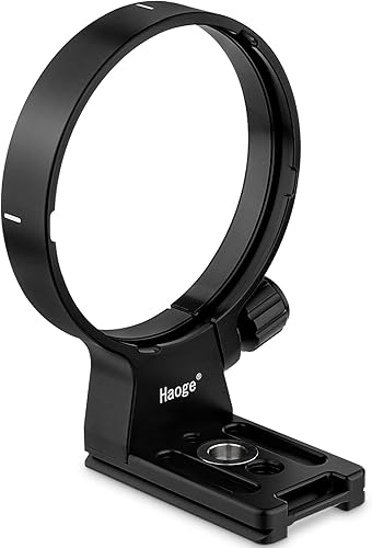Haoge LMR-SM140S Lens Collar Replacement Foot Tripod Mount Ring Stand Base for Sigma 100-400mm F5-6.3 DG DN OS Lens Sony E Mount Art 105mm F1.4 DG