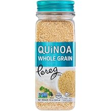Pereg Whole Grain White Quinoa 12 oz | Ancient Superfood Pre-Washed Quinoa Grains | Non-GMO, Vegan & Gluten-Free | Rice & Pasta Alternative | Rich in Protein, Fibre & Iron | Plant Protein