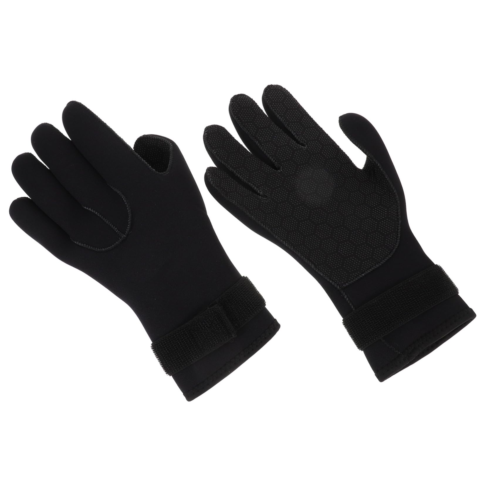 Mikinona 1Pair Diving Gloves for Water Sports Scratch Warm Neoprene Mittens XL Black for Snorkeling Kayaking Canoeing Fishing Activities