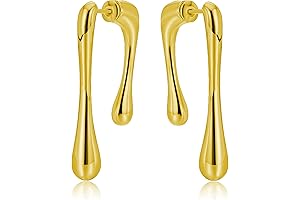 Y2K Irregular Waterdrop Earrings: Exuding Precise Elegance