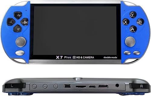 Plus - Consola de juegos portátil retro de 5.1 pulgadas, 8G, controlador clásico integrado para 10,000 juegos, tiempo de carga de 1 a 4 horas, color disponible en Yaxa Costa Rica