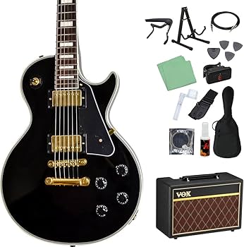Amazon | Burny SRLC55 Black 初心者14点セット 【VOXアンプ付き
