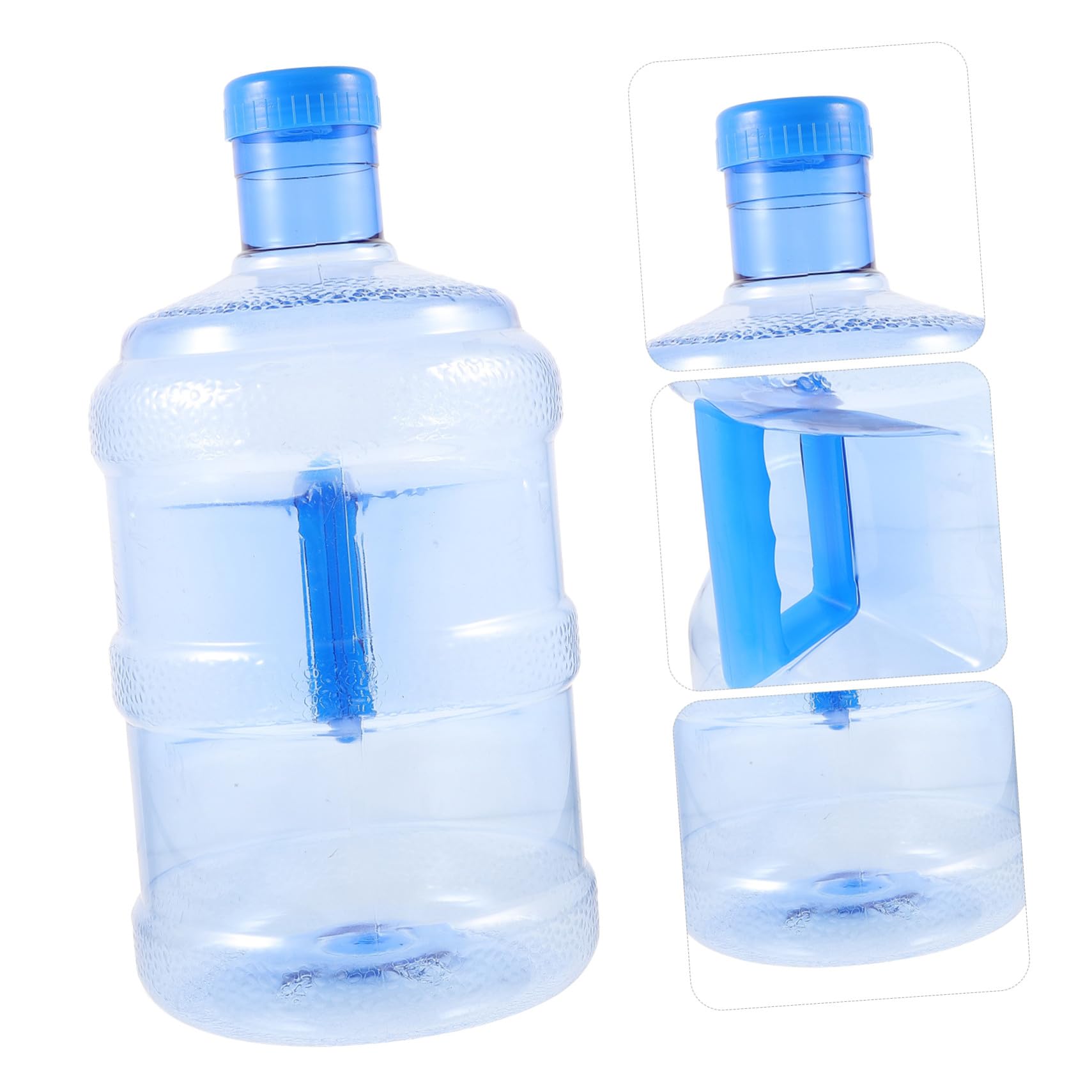 Wasserflasche Blau 5 Liter mit Griff PC und Schraubverschluss