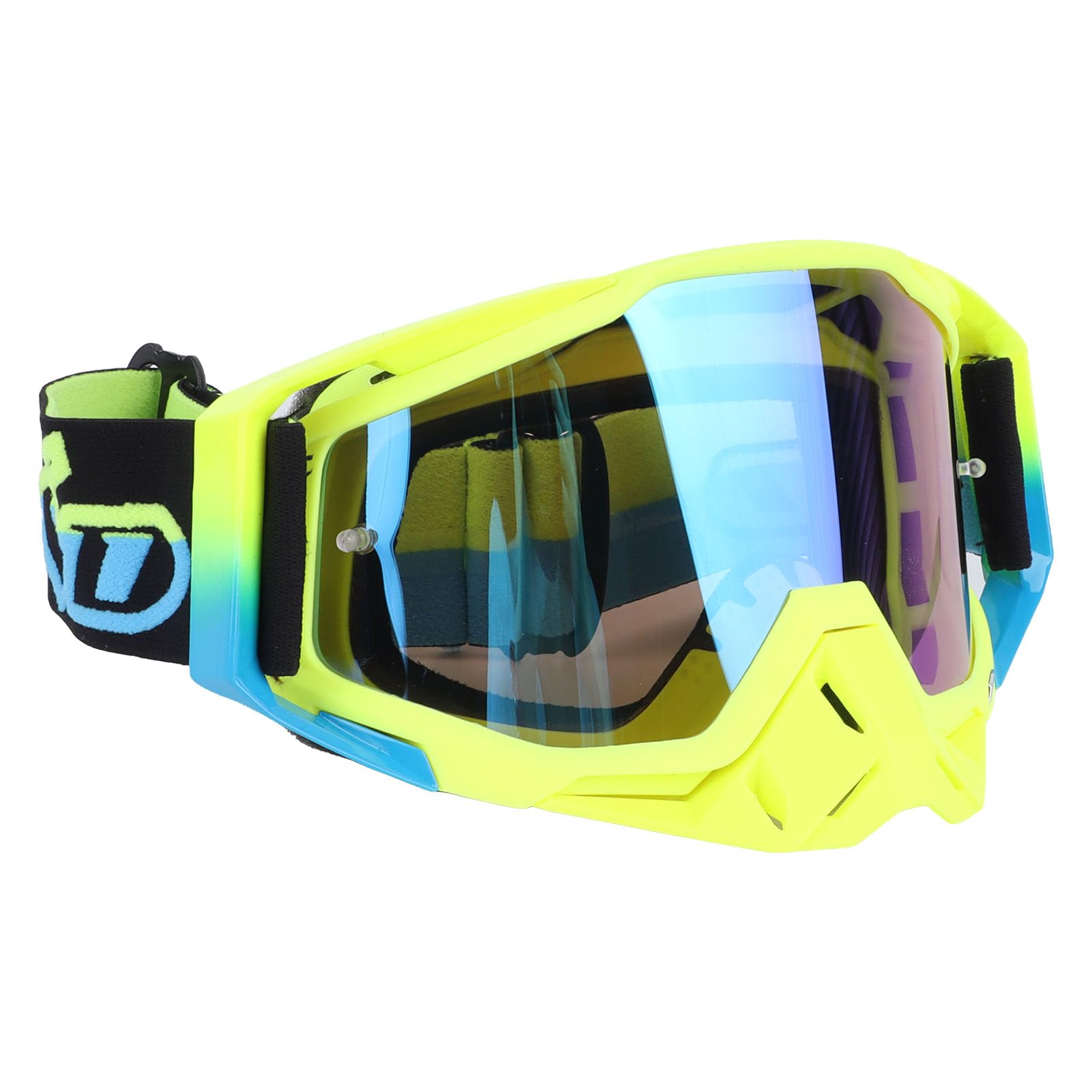 DAUZ Gafas de Motocross, Gafas de Motocicleta de TPU, Visión Clara para Viajes