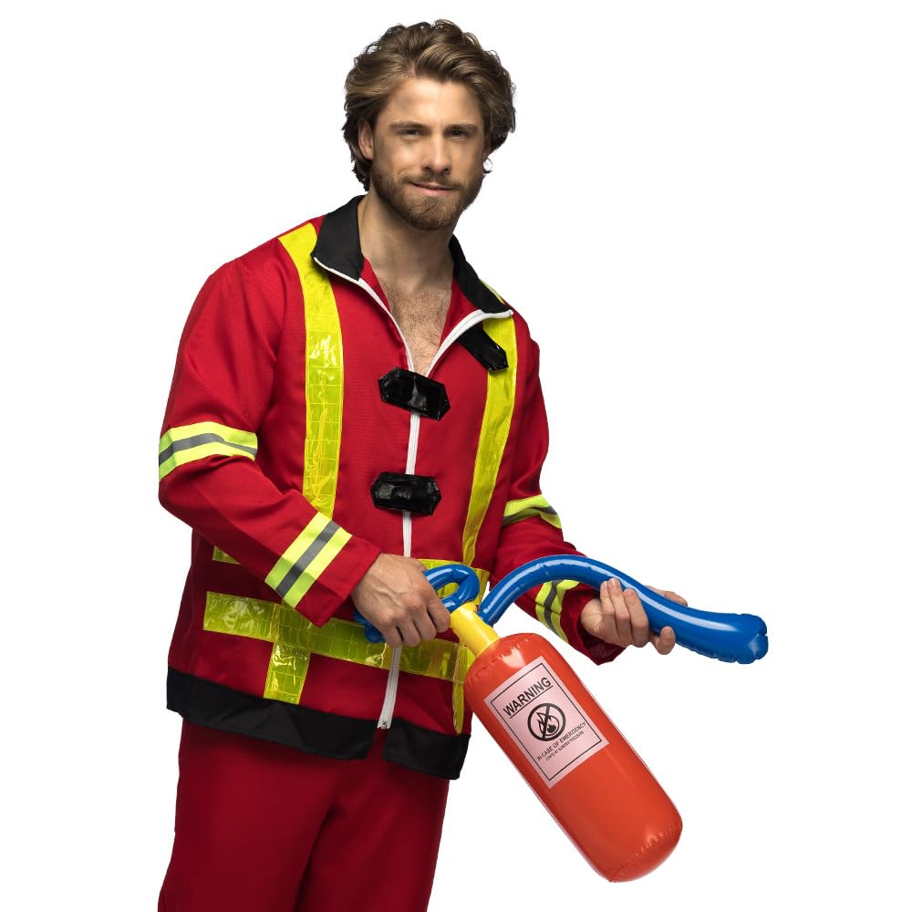 Boland - Aufblasbarer Feuerlöscher, 35 cm | Dekoration und Kostüm Zubehör für Pool Party und Karneval, Wasserspielzeug, Feuerwehr