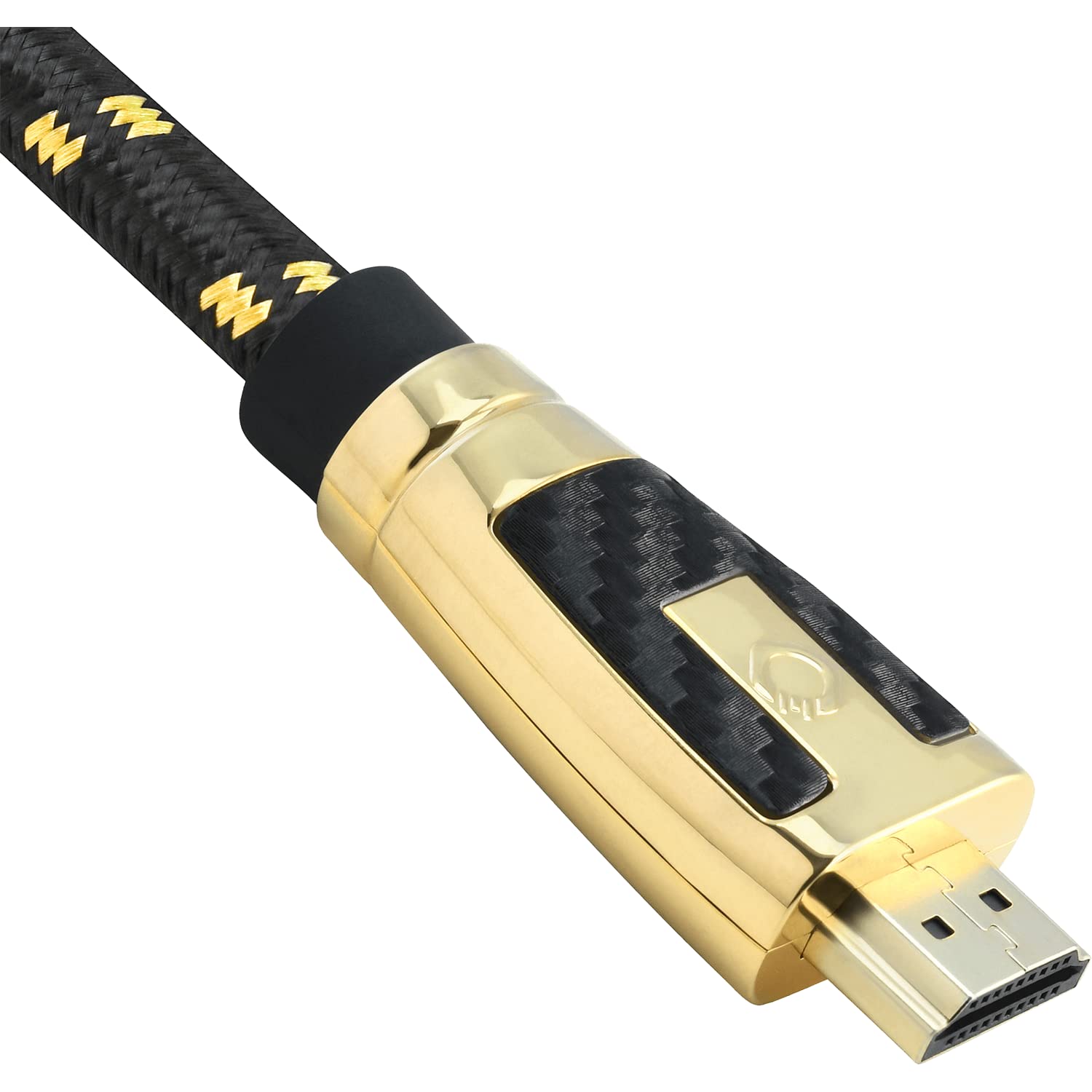 OEHLBACH Carb Connect Ultra High Speed HDMI 2.1 Cable - 48 Gbps, 8 K/60Hz, 4K/120Hz, cobre monocristalino HPOCC®, contactos chapados en oro de 24 quilates, blindaje de 4 vías, conector de metal,