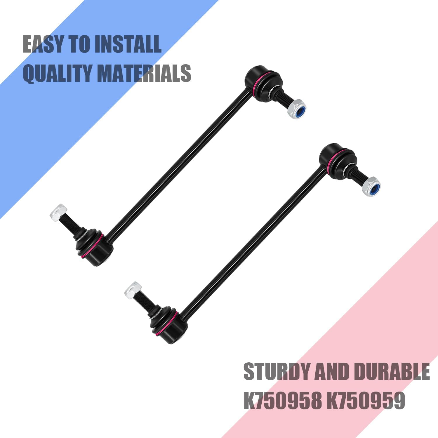 K750958 K750959 Front Sway Bar Links Stabilizer Compatible with Tesla 2017-2023 Model 3 and 2020-2023 Model Y