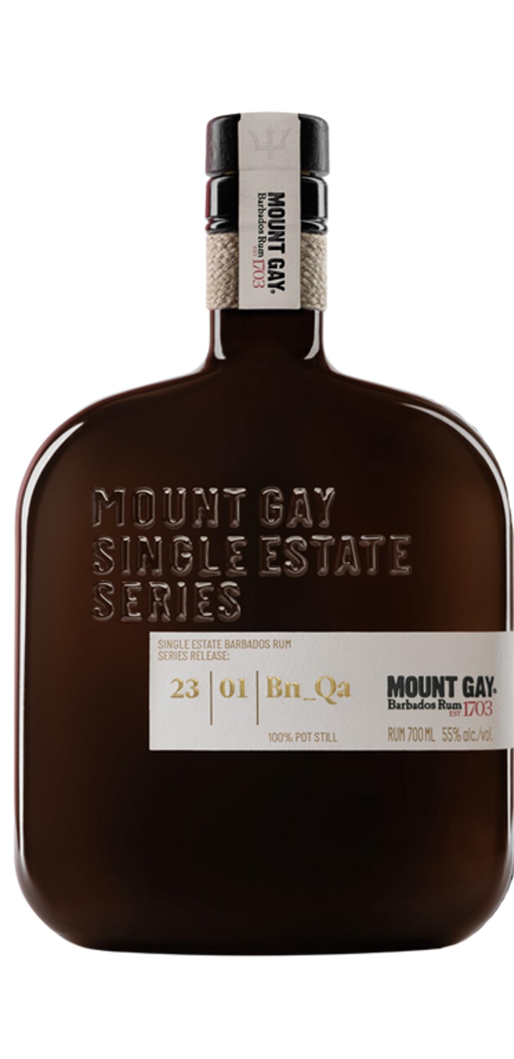 Mount Gay Single Estate Series Nr.1 – Hochwertiger, limitierter karibischer Rum von der Insel Barbados zu 100% aus Estate-eigener Melasse in der Geschenkpackung mit 55% vol. (1 x 0,7 l)
