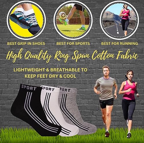 Image of Ankle socks,Comfort Fit Lightweight -No Show Sock Low-Cut Athletic Men Women Cotton Socks
