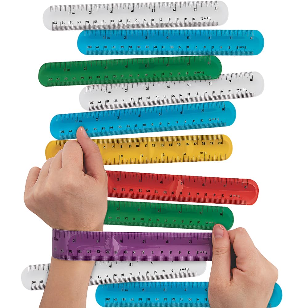 Amazon.com: Fun Express - Ruler Slap Bracelets - Jewelry - Slap