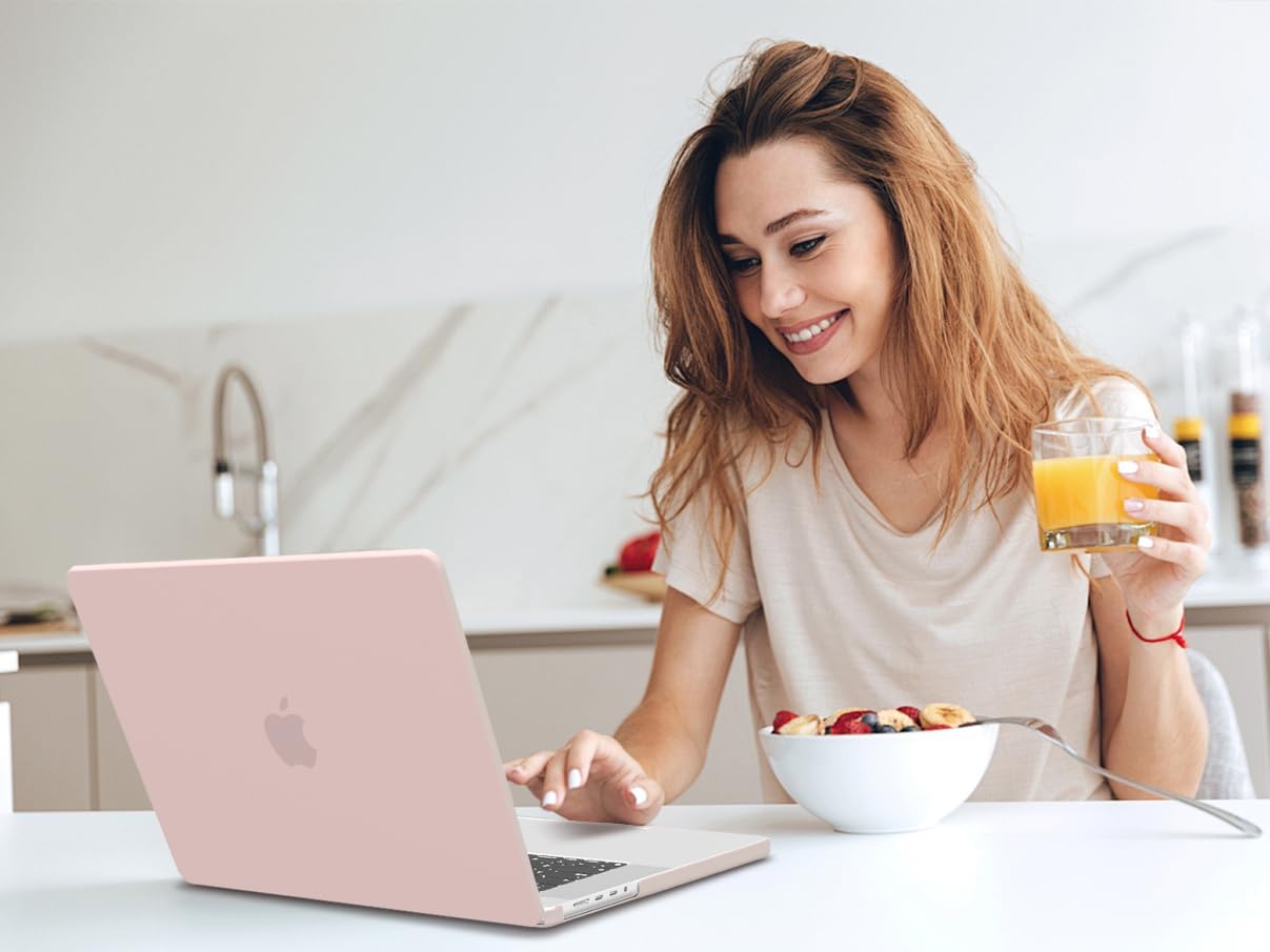 CISSOOK Frosted Baby Pink Case for MacBook Pro 14 inch 2025 2024 2023-2021 M5 M4 M3 M2 M1, Hard Shell Case for MacBook Pro 14 A3434 A3112 A3185 A3401 A2992 A2918 A2779 A2442, Baby Pink - Image 6