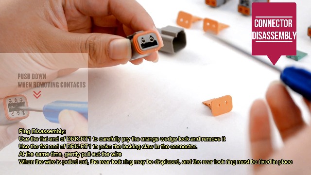 JRready DT series Solid contacts Pin removal tool DRK-RT1