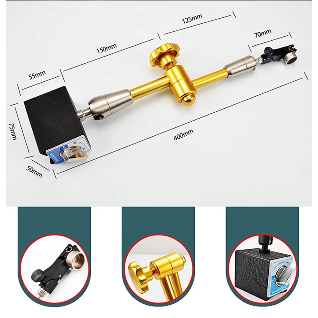 Strumenti Base Magnetica Supporto Test Digital Tester Misuratore Fissato