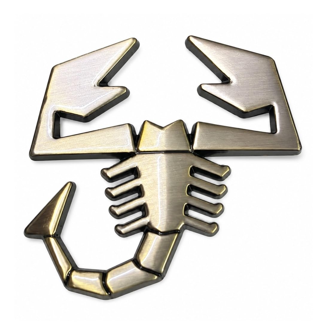 3D Metal Scorpion Car Emblem Sticker, Premium Zinc Alloy Scorpion