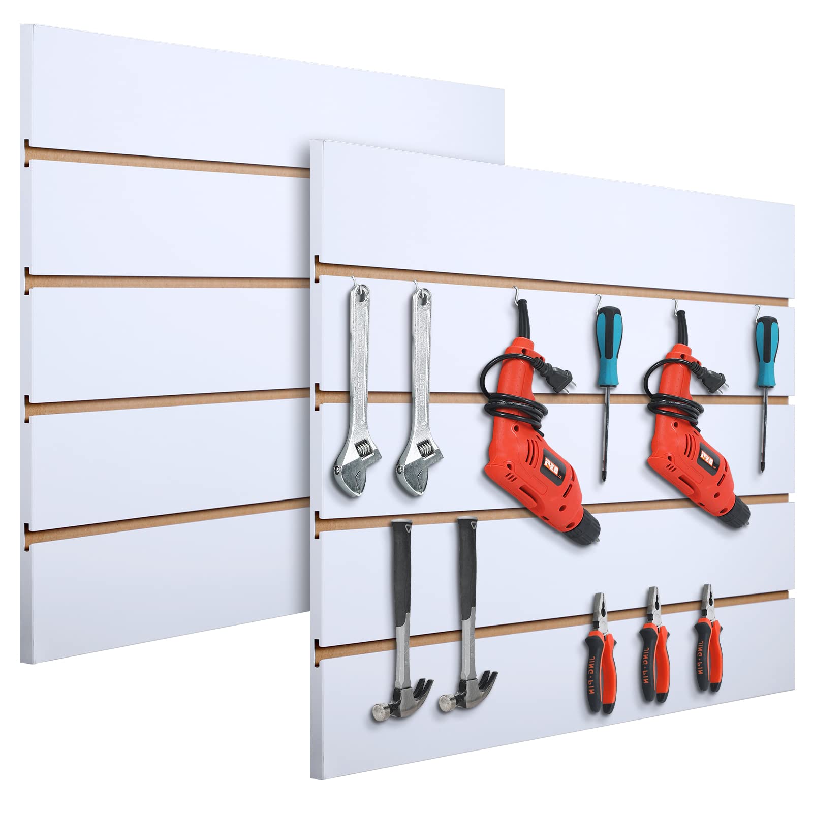 Buy Qunclay 2 Pcs 2x3 Ft Slat Wall Panels Garage Wall Panels Retail