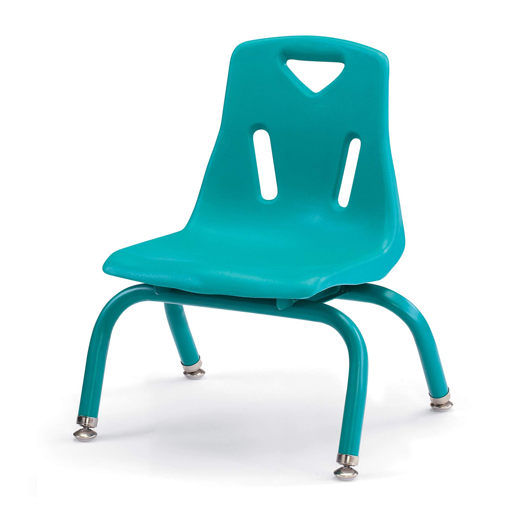 Berries Jonti-Craft 8118JC1005 Stacking Chair with Powder-Coated Legs, 8" Height, Teal