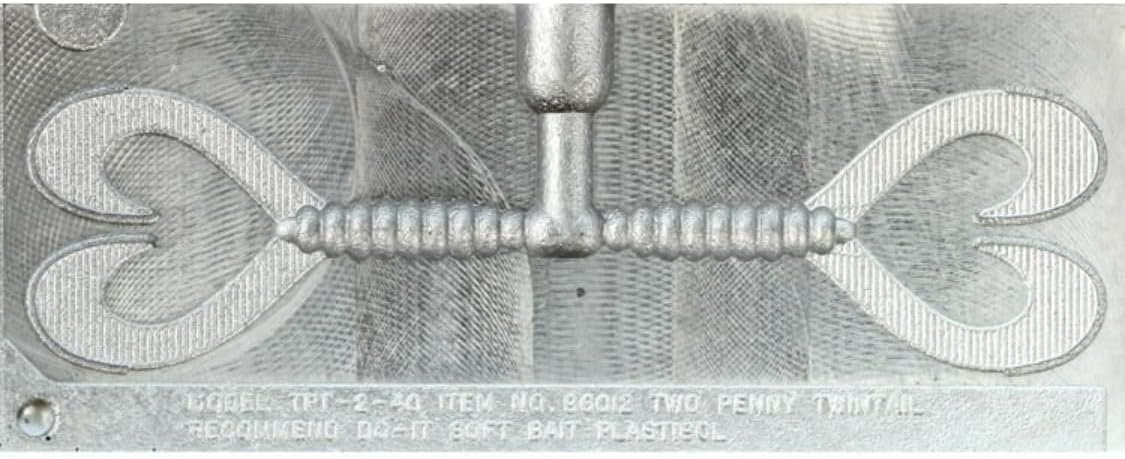 Do It CNC Essential Series Two Penny Twintail Grub 4" Do it 96012 Cavities 2 Total