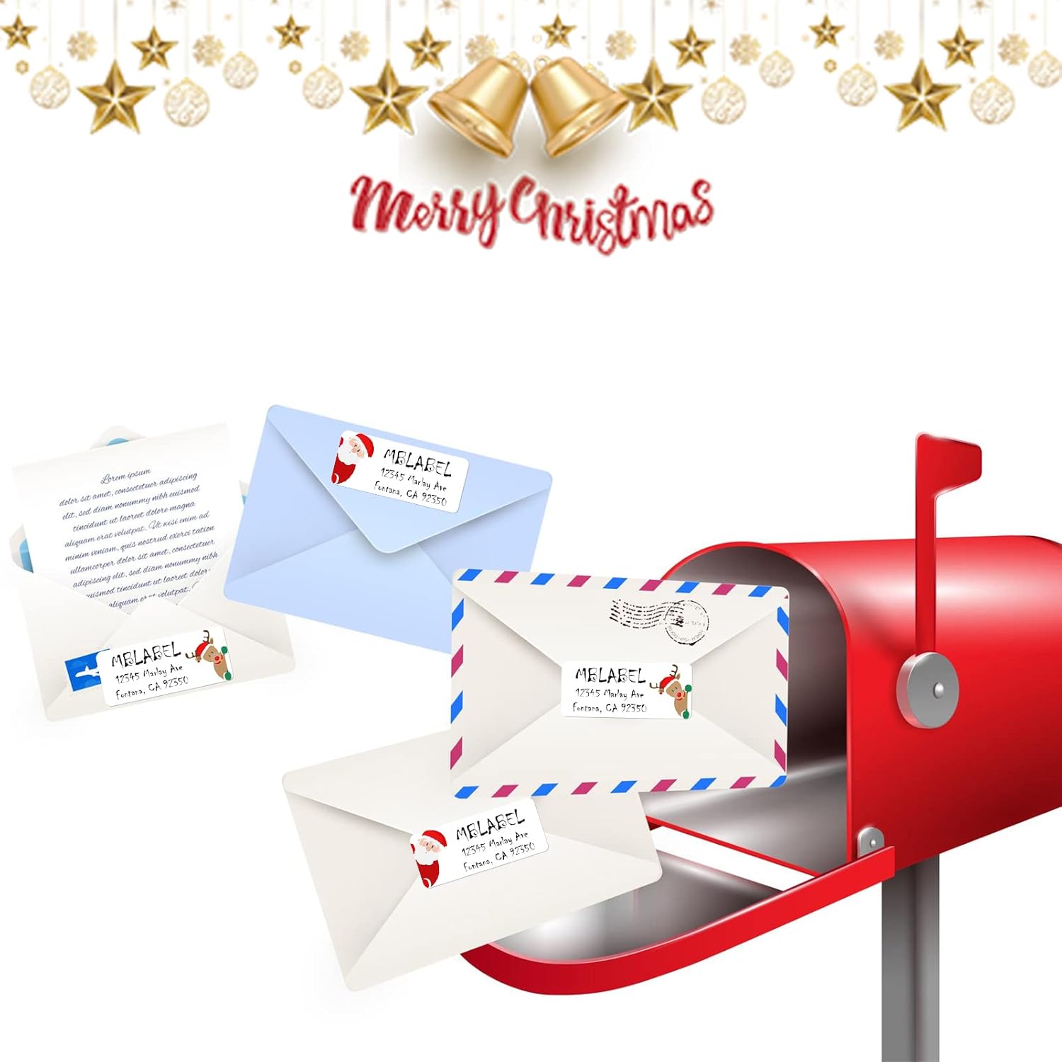 1" x 2-5/8" Address Labels, 30 up Labels, Shipping Mailing Labels, Stickers Labels for Laser and Inkjet Printers, White (500 Sheet, 15000 Labels) : Office Products