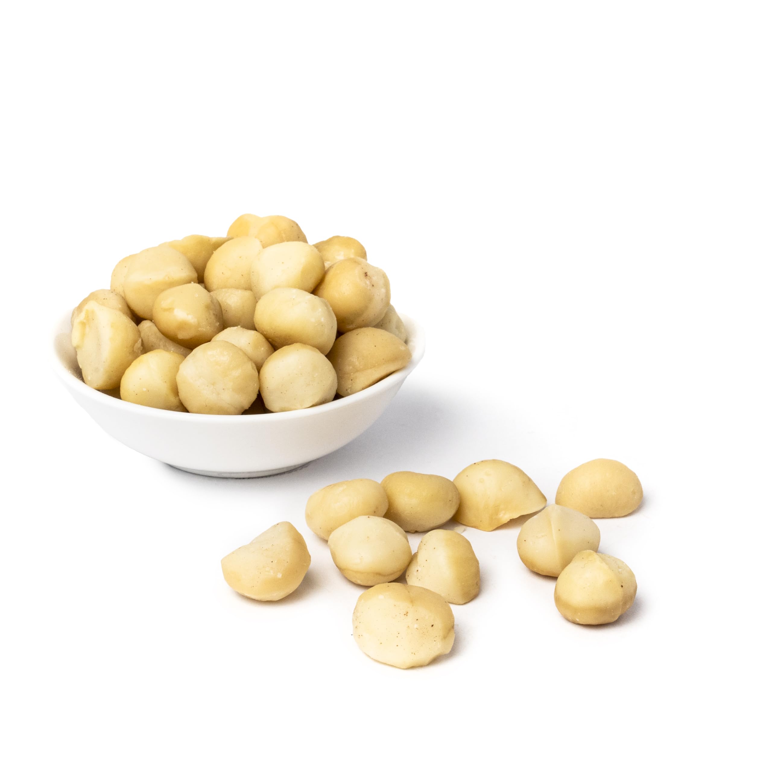 Nueces de macadamia jumbo ecológicas aromáticas de comercio justo 1000 g - 1 kg, crudas, sin tostar, nueces de macadamia de Kenia, extragrandes, veganas, paquete familiar, paquete económico