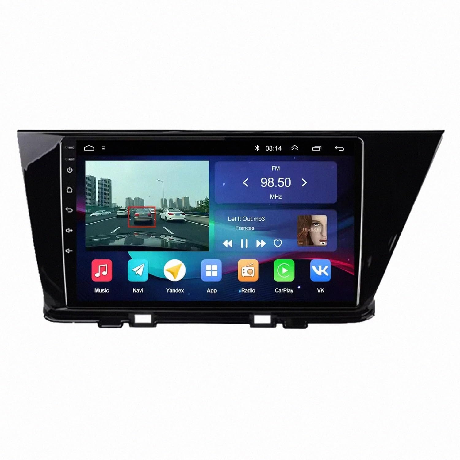 Navegación de Video del Automóvil para KIA Niro 2016-2018 Mirror Link, Incell Touchscreen Radio Coche con Bluetooth Radio USB/Eq Comandos Al Volante, 8 Nuclear 8G+256G