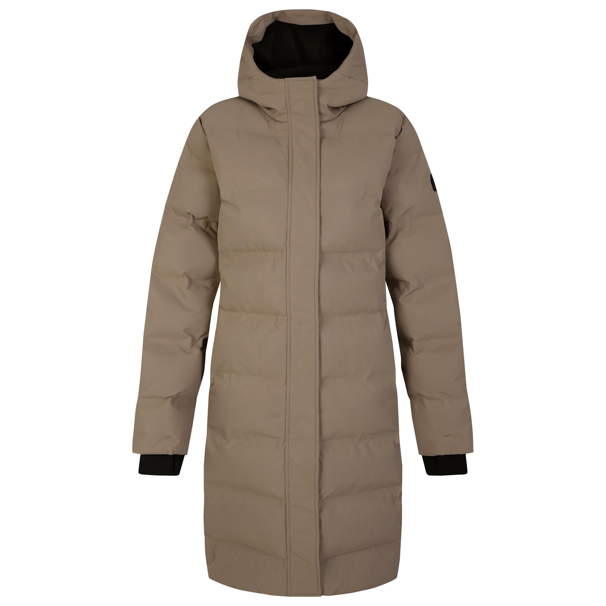 Dare 2b Women's Wander Waterproof Longline Padded Jacket in Beige | Size: 20