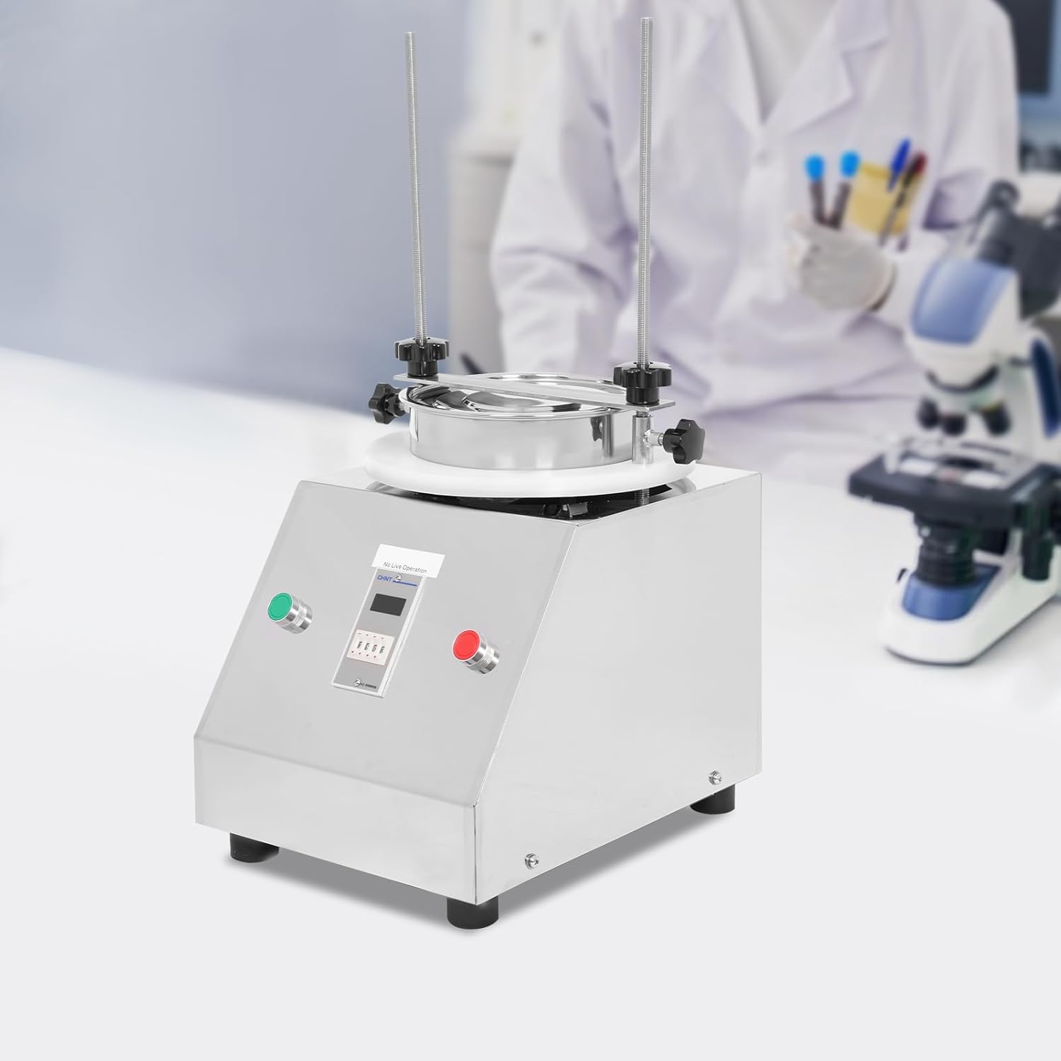 Electric Lab Sieve Shaker Vibrating Screen Sieve Shaker Machine 125W 75-200mm