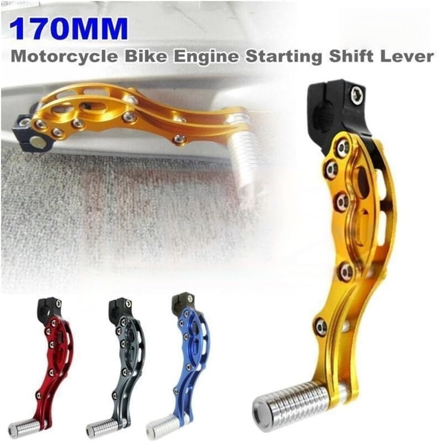 Motorcycle Gear Shift Lever Engine Gear Shift Lever Shifter Refit Starting Rod For Motorcycle ATV Dirt Pit Bike For 50/110/125/150/250CC Kick Start Pedal