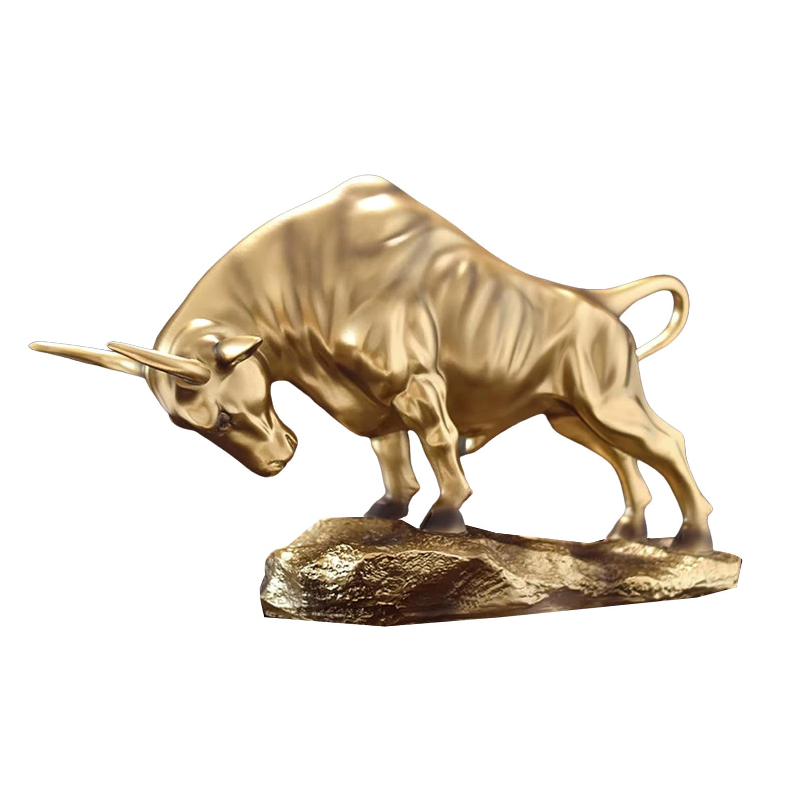 Kfwfuaee Golden Cow Statue Table Centerpiece Cow Figurine Statue Cow Sculpture Housework Table Centerpiece