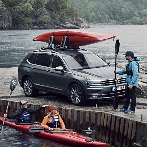 Thule Hull-a-Port Aero Rooftop Kayak Carrier, BLACK, 1 Kayak