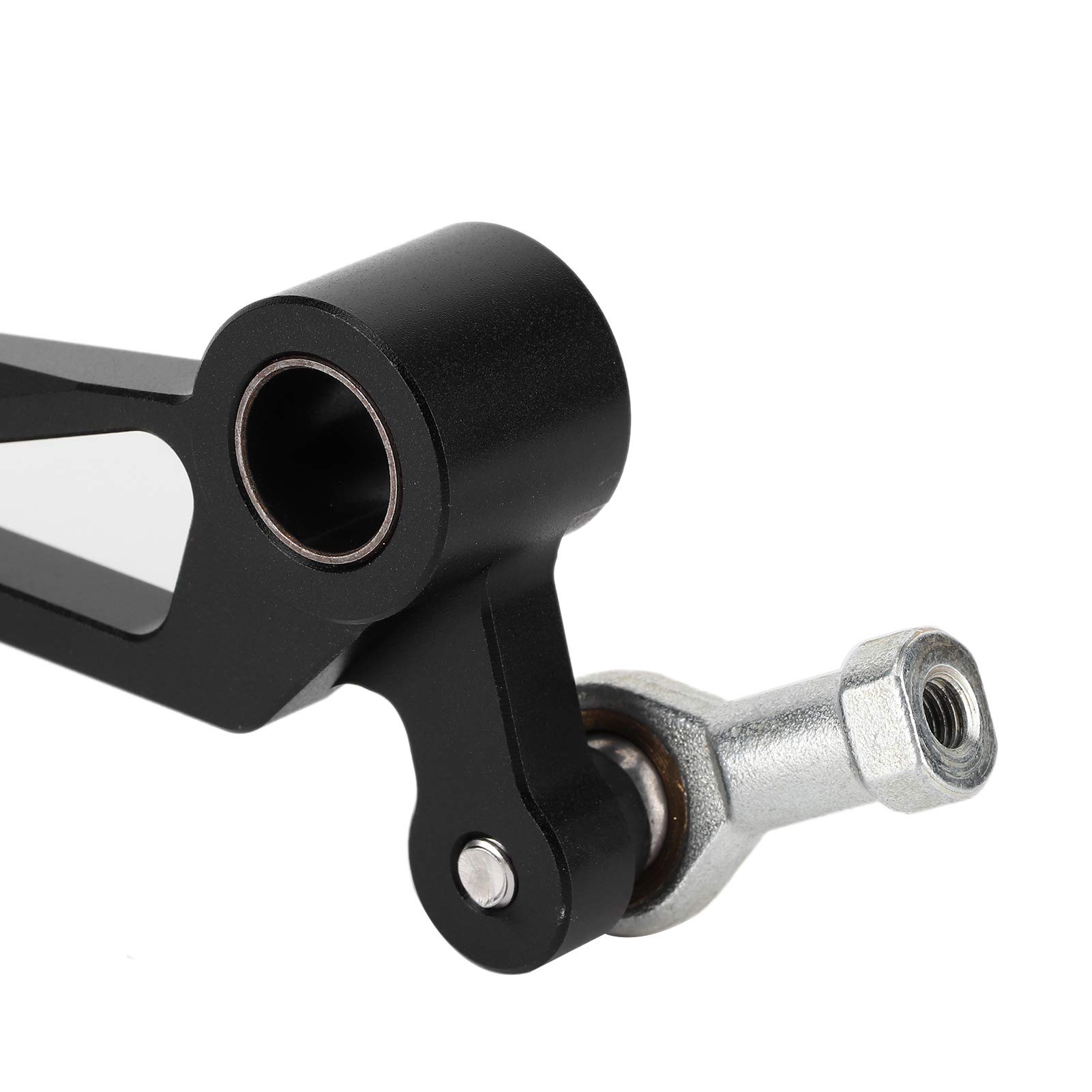 Leva del Bici Pedale del Pedale del Testa Pieghevole Regolabile in Continuo Design con Blocco a Molla Anodizzato Duro Installazione Semplice Compatibile con i Modelli YZF-R25 R3 MT-25 MT-03