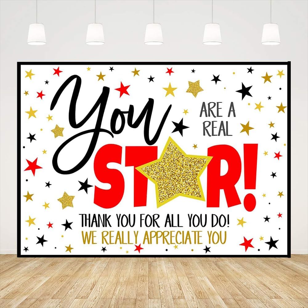 Ticuenicoa Doctors Day Decorations Banner - 7x5ft,Thank You for All You Do Appreciation Backdrop for Teachers, Nurses, Doctors, Staff - Party