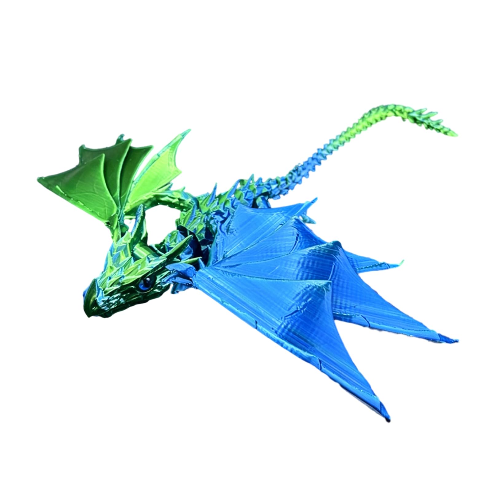Virelynx 3D Printed Dragon Toy – Articulated Fidget Dragon Figurine with Movable Joints, Animal Action Figure for Kids Adults Stress Relief