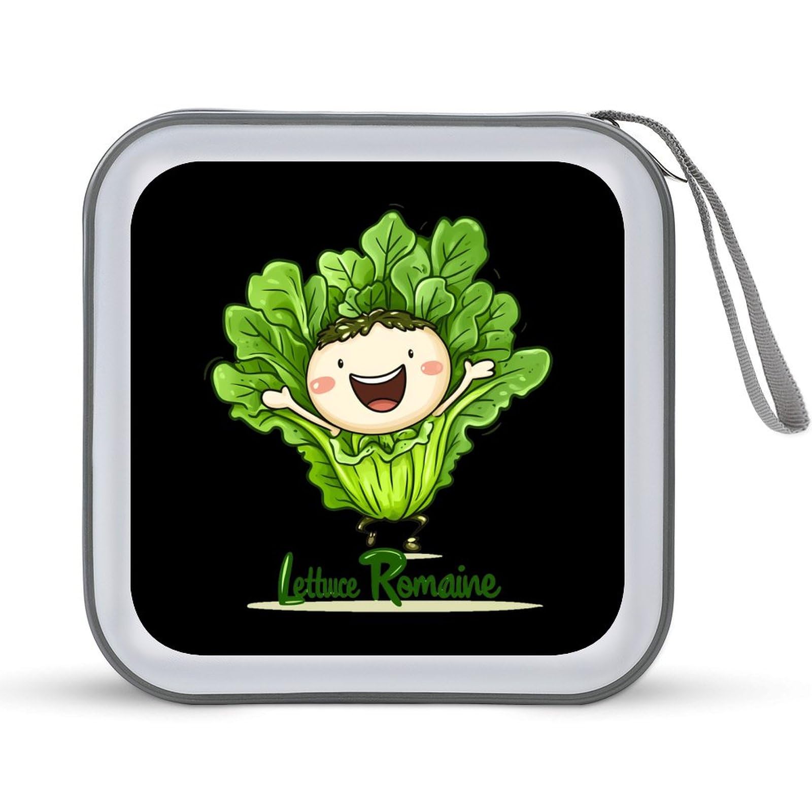 Lettuce Romaine CD Case Portable DVD Holder Storage Organizer for Home Travel