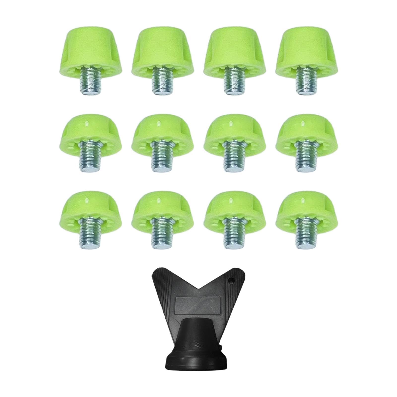 ecomistiq ECOMISTIQ® 12x Football Boot Studs for Athletic Sneakers Indoor Outdoor Sports Training Green|Sporting Goods |Outdoor Sports|Track & Field-picture-36